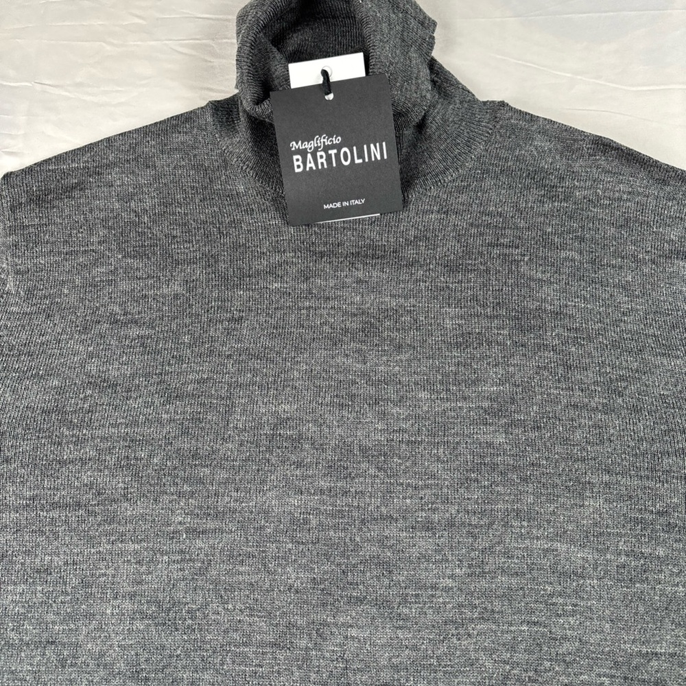 Bartolini Italy Wool Blend Gray Sweater Large